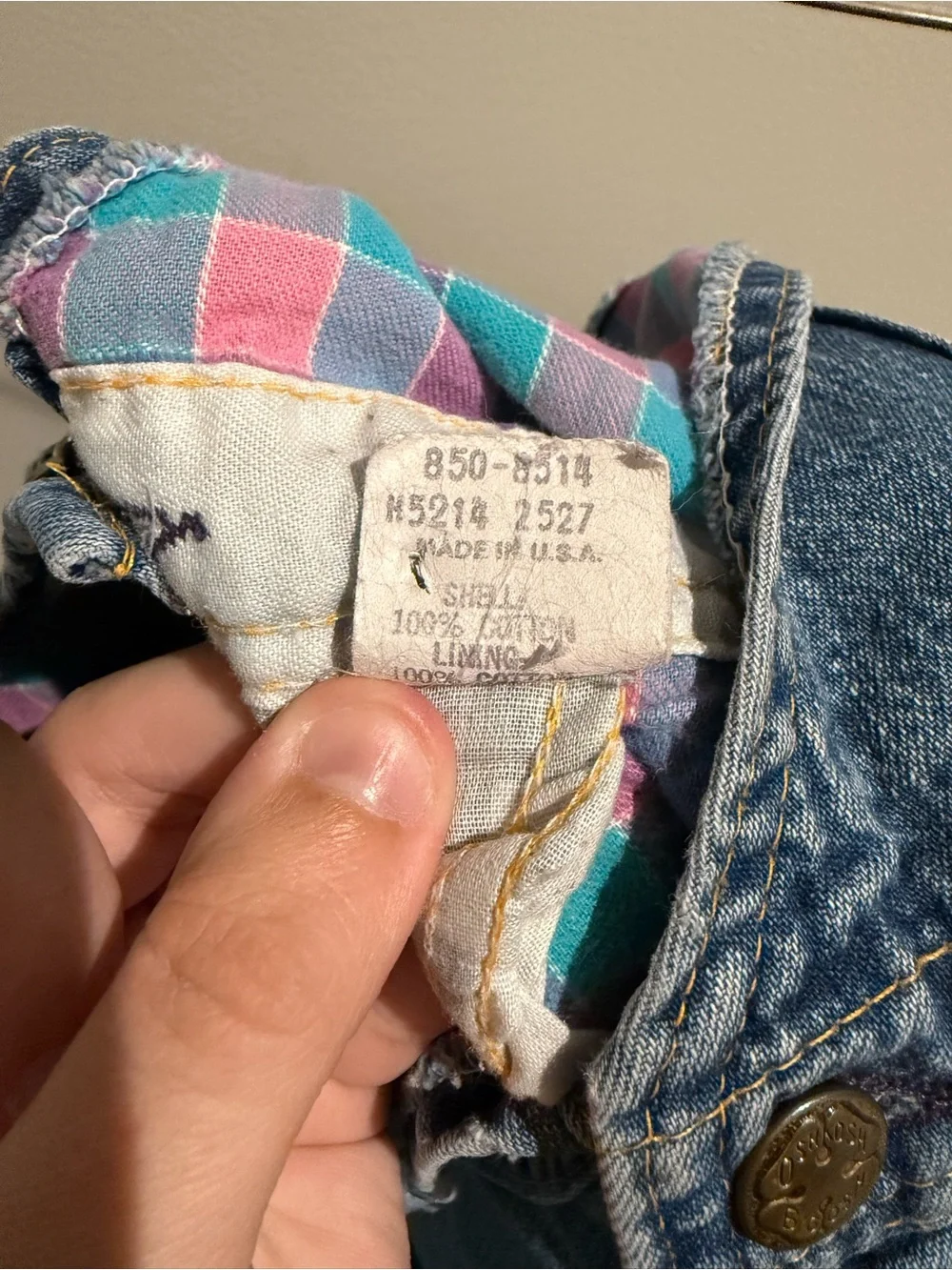 Vintage OshKosh B'gosh Kids' Denim Overalls